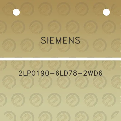 siemens-2lp0190-6ld78-2wd6