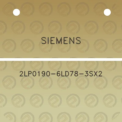 siemens-2lp0190-6ld78-3sx2