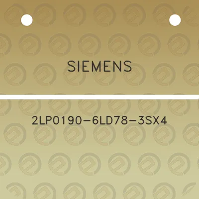 siemens-2lp0190-6ld78-3sx4