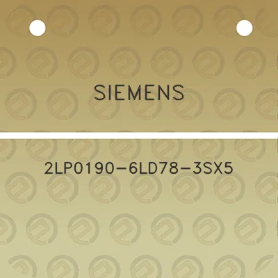 siemens-2lp0190-6ld78-3sx5