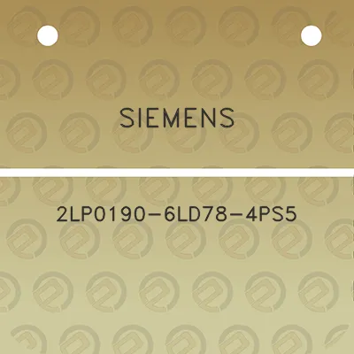 siemens-2lp0190-6ld78-4ps5