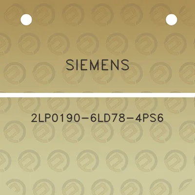 siemens-2lp0190-6ld78-4ps6