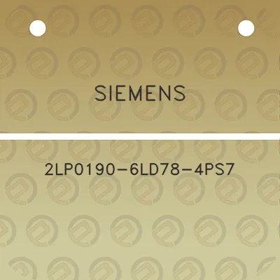 siemens-2lp0190-6ld78-4ps7