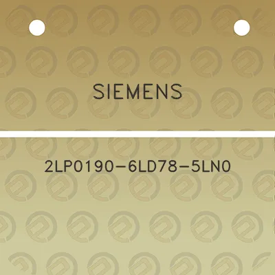 siemens-2lp0190-6ld78-5ln0