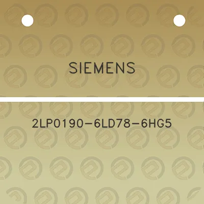 siemens-2lp0190-6ld78-6hg5