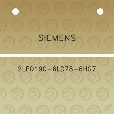 siemens-2lp0190-6ld78-6hg7