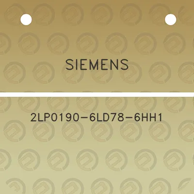 siemens-2lp0190-6ld78-6hh1