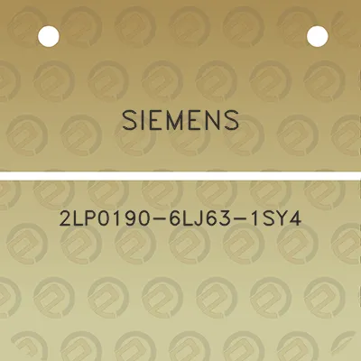 siemens-2lp0190-6lj63-1sy4