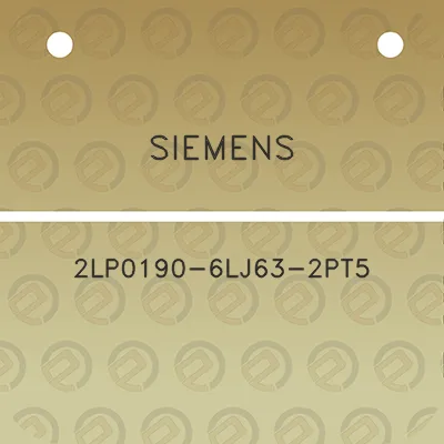 siemens-2lp0190-6lj63-2pt5