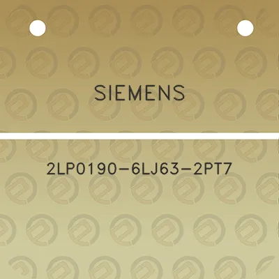 siemens-2lp0190-6lj63-2pt7