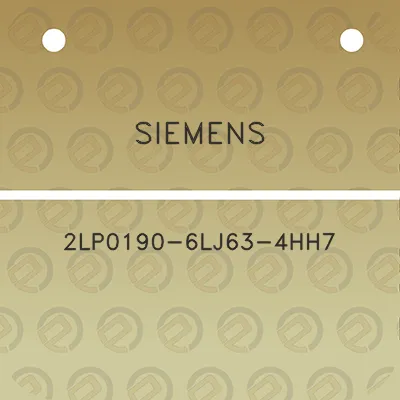 siemens-2lp0190-6lj63-4hh7