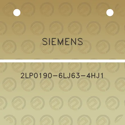 siemens-2lp0190-6lj63-4hj1