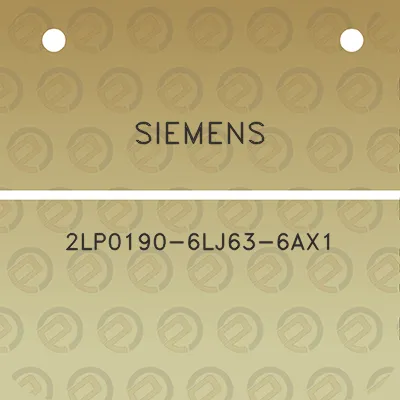 siemens-2lp0190-6lj63-6ax1