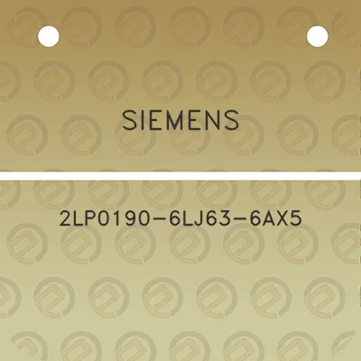 siemens-2lp0190-6lj63-6ax5