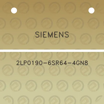 siemens-2lp0190-6sr64-4gn8