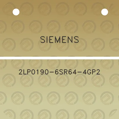 siemens-2lp0190-6sr64-4gp2