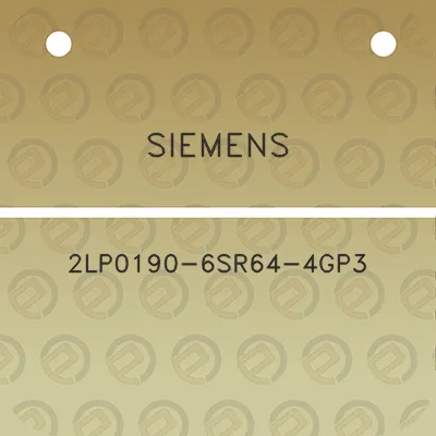 siemens-2lp0190-6sr64-4gp3