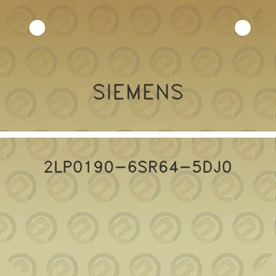 siemens-2lp0190-6sr64-5dj0