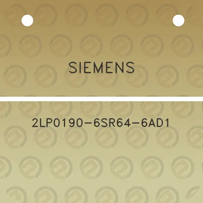 siemens-2lp0190-6sr64-6ad1