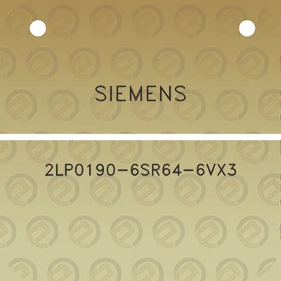 siemens-2lp0190-6sr64-6vx3