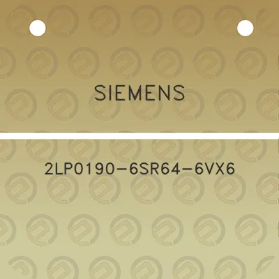 siemens-2lp0190-6sr64-6vx6