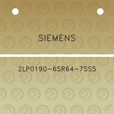 siemens-2lp0190-6sr64-7ss5