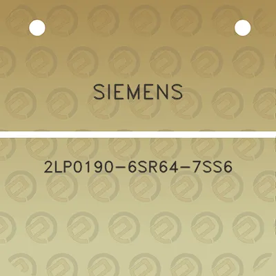 siemens-2lp0190-6sr64-7ss6