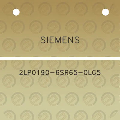 siemens-2lp0190-6sr65-0lg5