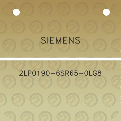 siemens-2lp0190-6sr65-0lg8