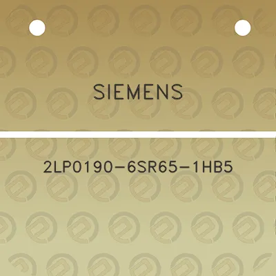 siemens-2lp0190-6sr65-1hb5