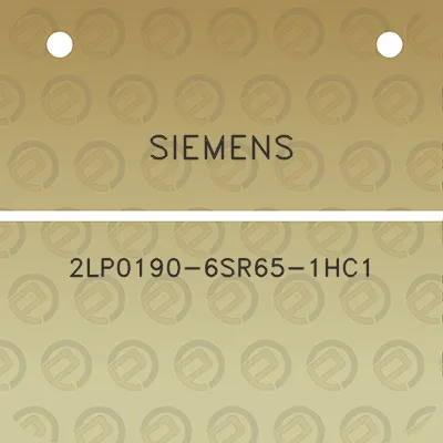 siemens-2lp0190-6sr65-1hc1