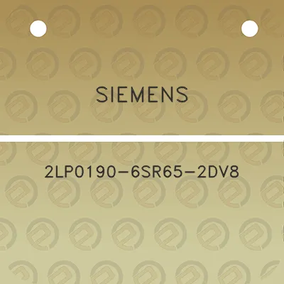 siemens-2lp0190-6sr65-2dv8