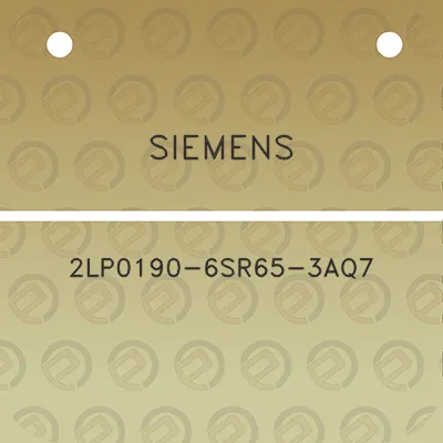 siemens-2lp0190-6sr65-3aq7