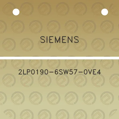 siemens-2lp0190-6sw57-0ve4