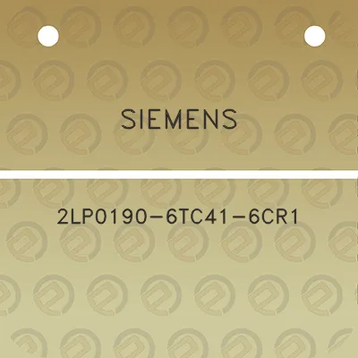 siemens-2lp0190-6tc41-6cr1