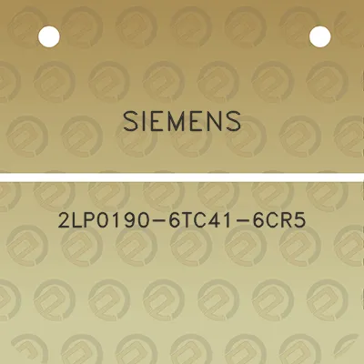 siemens-2lp0190-6tc41-6cr5