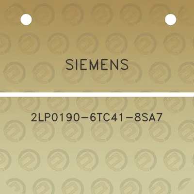 siemens-2lp0190-6tc41-8sa7