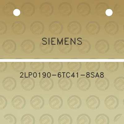 siemens-2lp0190-6tc41-8sa8