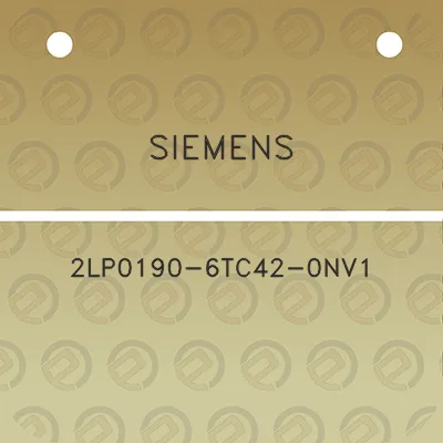 siemens-2lp0190-6tc42-0nv1