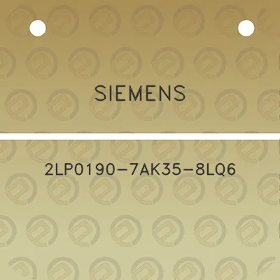 siemens-2lp0190-7ak35-8lq6