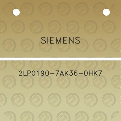 siemens-2lp0190-7ak36-0hk7