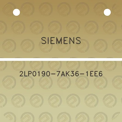 siemens-2lp0190-7ak36-1ee6