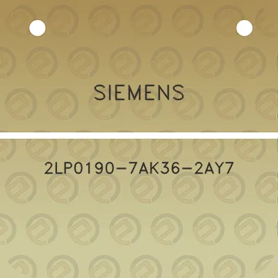 siemens-2lp0190-7ak36-2ay7