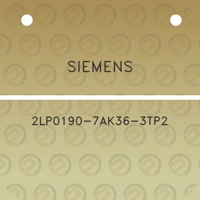 siemens-2lp0190-7ak36-3tp2