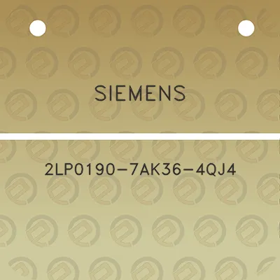 siemens-2lp0190-7ak36-4qj4