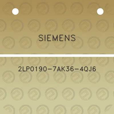 siemens-2lp0190-7ak36-4qj6