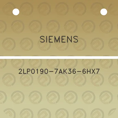 siemens-2lp0190-7ak36-6hx7