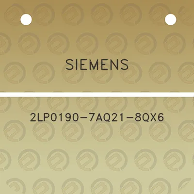 siemens-2lp0190-7aq21-8qx6