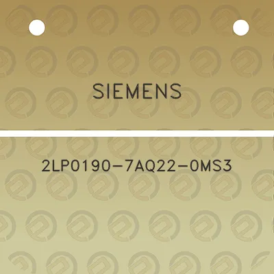 siemens-2lp0190-7aq22-0ms3