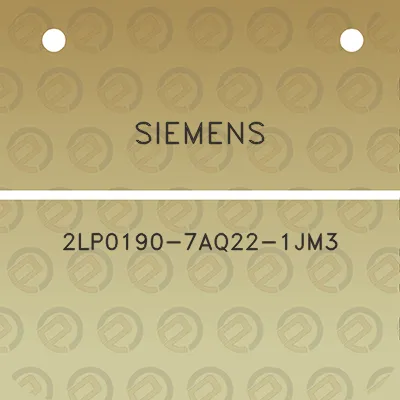 siemens-2lp0190-7aq22-1jm3